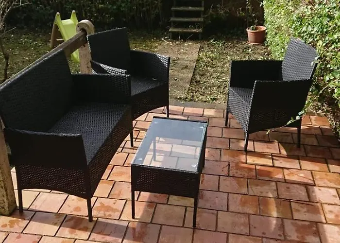 , Jardin 250m2 Et Cosy De 60 M2 Au Centre 아파트 *